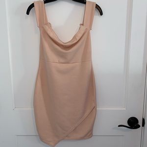 Salmon pink dress